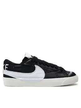 Nike: Чёрные кеды  Blazer Low 77