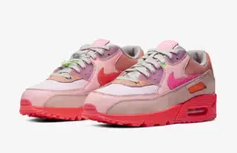 Nike: Розовые кроссовки  Air Max 90