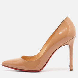 Christian Louboutin: Бежевые туфли  Pigalle