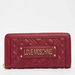 Love Moschino: Бордовый кошелёк 