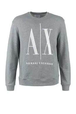 Armani Exchange: Серый свитшот 