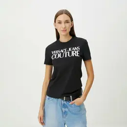 Versace Jeans Couture: Чёрная футболка 