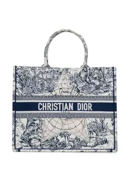 Christian Dior Pre-Owned: Голубая сумка-шоппер 