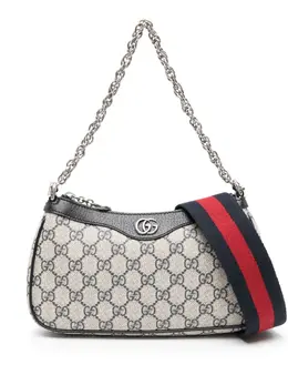 Gucci: Бежевая сумка  Ophidia GG