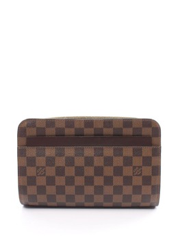 Louis Vuitton Pre-Owned: Коричневый клатч 