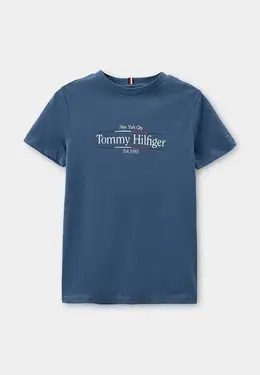 Tommy Hilfiger: Синяя футболка 