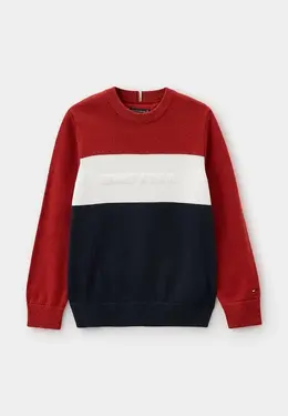 Tommy Hilfiger: Многоцветный свитер 