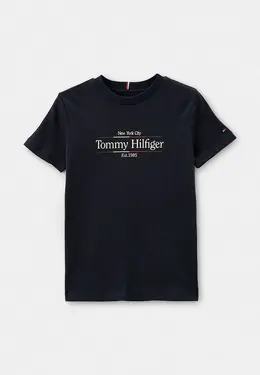 Tommy Hilfiger: Синяя футболка 