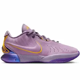 NIKE: Фиолетовые кроссовки 