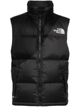 The North Face: Чёрная куртка  Logo