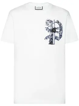 Philipp Plein: Футболка  Skull с принтом