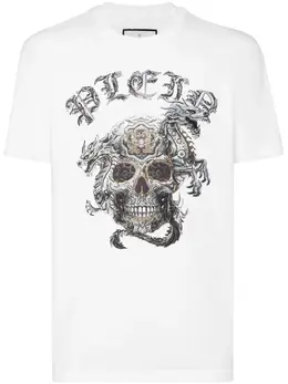 Philipp Plein: Футболка  Skull с принтом