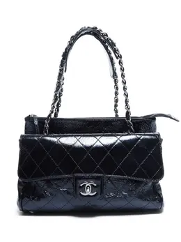 CHANEL Pre-Owned: Чёрная сумка 