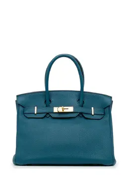 Hermès Pre-Owned: Голубая сумка 