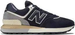 New Balance: Синие кроссовки  574