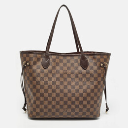 Louis Vuitton: Коричневая сумка  Neverfull MM