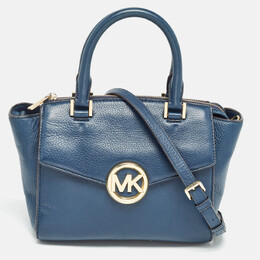 MICHAEL Michael Kors: Синяя сумка 