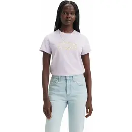 Levi's: Фиолетовая футболка  The Perfect Tee