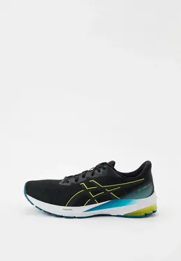 ASICS: Чёрные кроссовки 