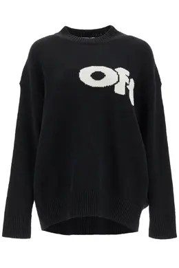 Off-White: Свитер оверсайз 