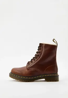 Dr. Martens: Коричневые ботинки 