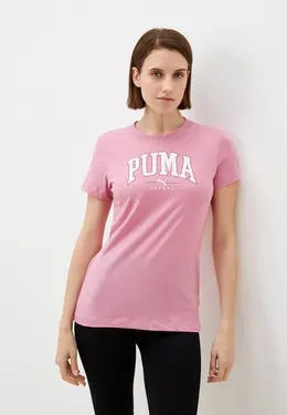 PUMA: Розовая футболка 