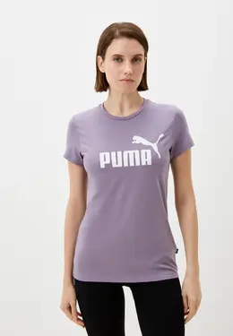 PUMA: Фиолетовая футболка 