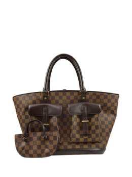 Louis Vuitton Pre-Owned: Коричневая сумка-шоппер 