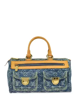 Louis Vuitton Pre-Owned: Голубая сумка 