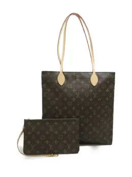 Louis Vuitton Pre-Owned: Коричневая сумка-шоппер 