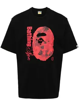 A BATHING APE®: Чёрная футболка 