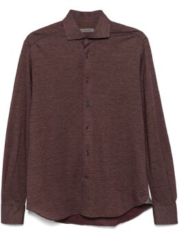 Corneliani: Тёмная рубашка 