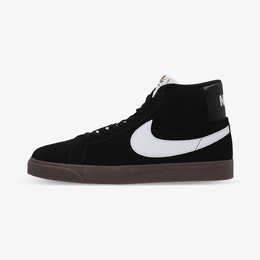 Nike: Чёрные кеды  SB Zoom Blazer Mid