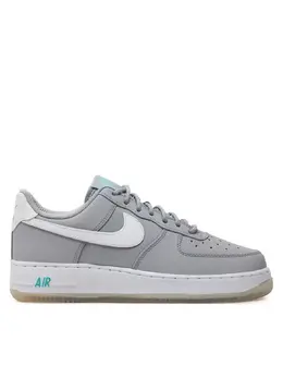 Nike: Серые кеды  Air Force 1