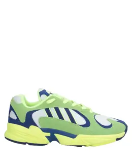 Adidas: Зелёные кроссовки 