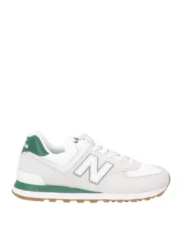 New Balance: Серые кроссовки 