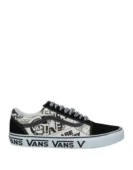 Vans: Чёрные кроссовки 