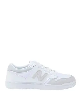 New Balance: Белые кроссовки 