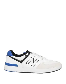 New Balance: Белые кроссовки 