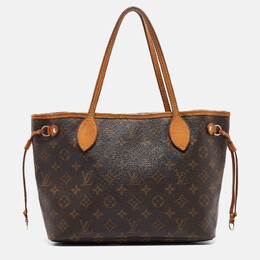 Louis Vuitton: Коричневая сумка  Neverfull