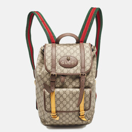 Gucci: Бежевый рюкзак  GG Supreme