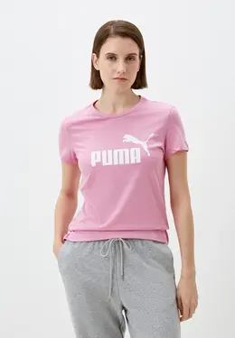 PUMA: Розовая футболка 