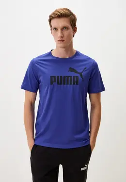 PUMA: Фиолетовая футболка 