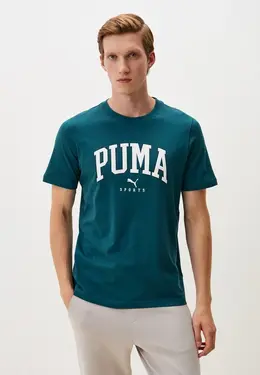 PUMA: Зелёная футболка 