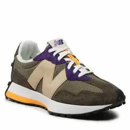 New Balance: Серые кроссовки  327