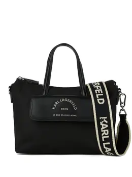 Karl Lagerfeld: Чёрная сумка-шоппер  Rue St Guillaume