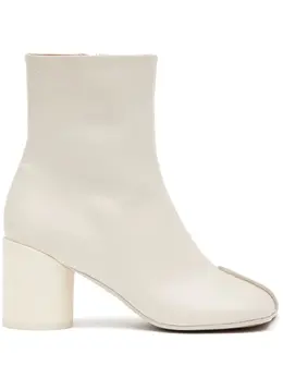 MM6 Maison Margiela: Белые ботинки 