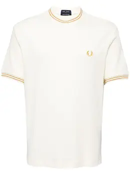 Fred Perry: Бежевая футболка 