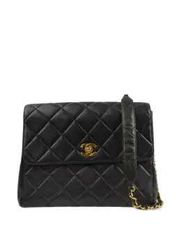 CHANEL Pre-Owned: Чёрная сумка 