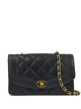 CHANEL Pre-Owned: Чёрная сумка 